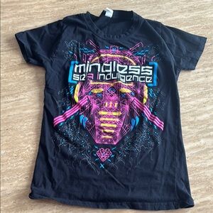 Mindless self indulgence Black Graphic juniors T-Shirt. Size medium